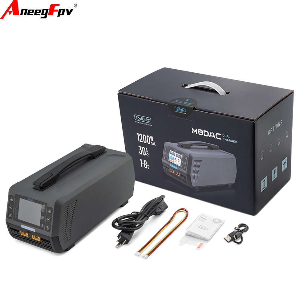 Drone Battery Balance Charger - ToolkitRC M8DAC Akıllı Şarj Cihazı 2