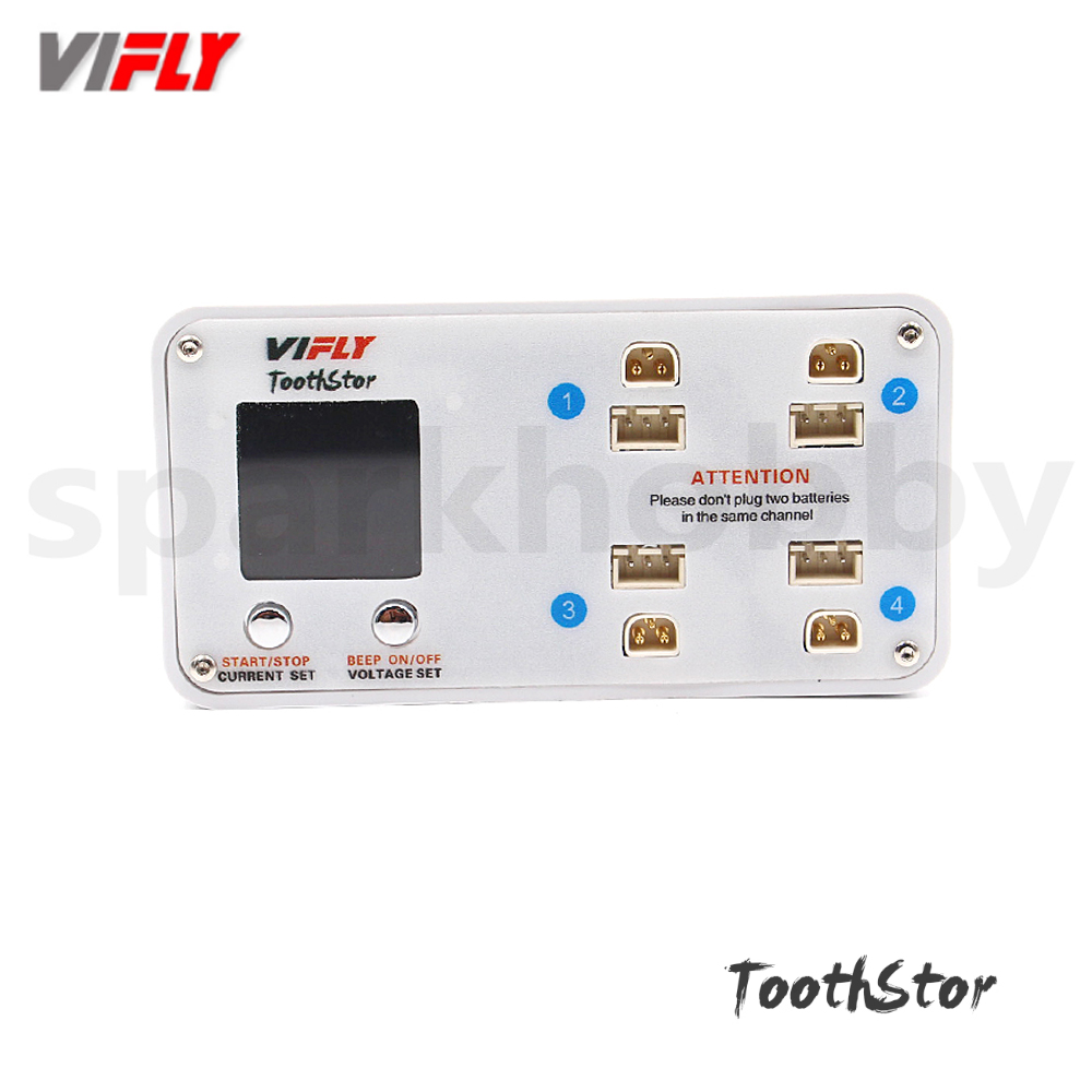 Drone Battery Balance Charger - VIFLY ToothStor 4 Portlu 2S Balans