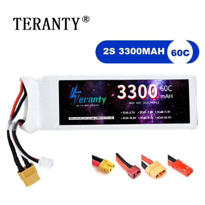 2S 7.4V LiPo Pil 3300mAh 60C A - Drone Battery Lipo incelemesi ve fiyatı