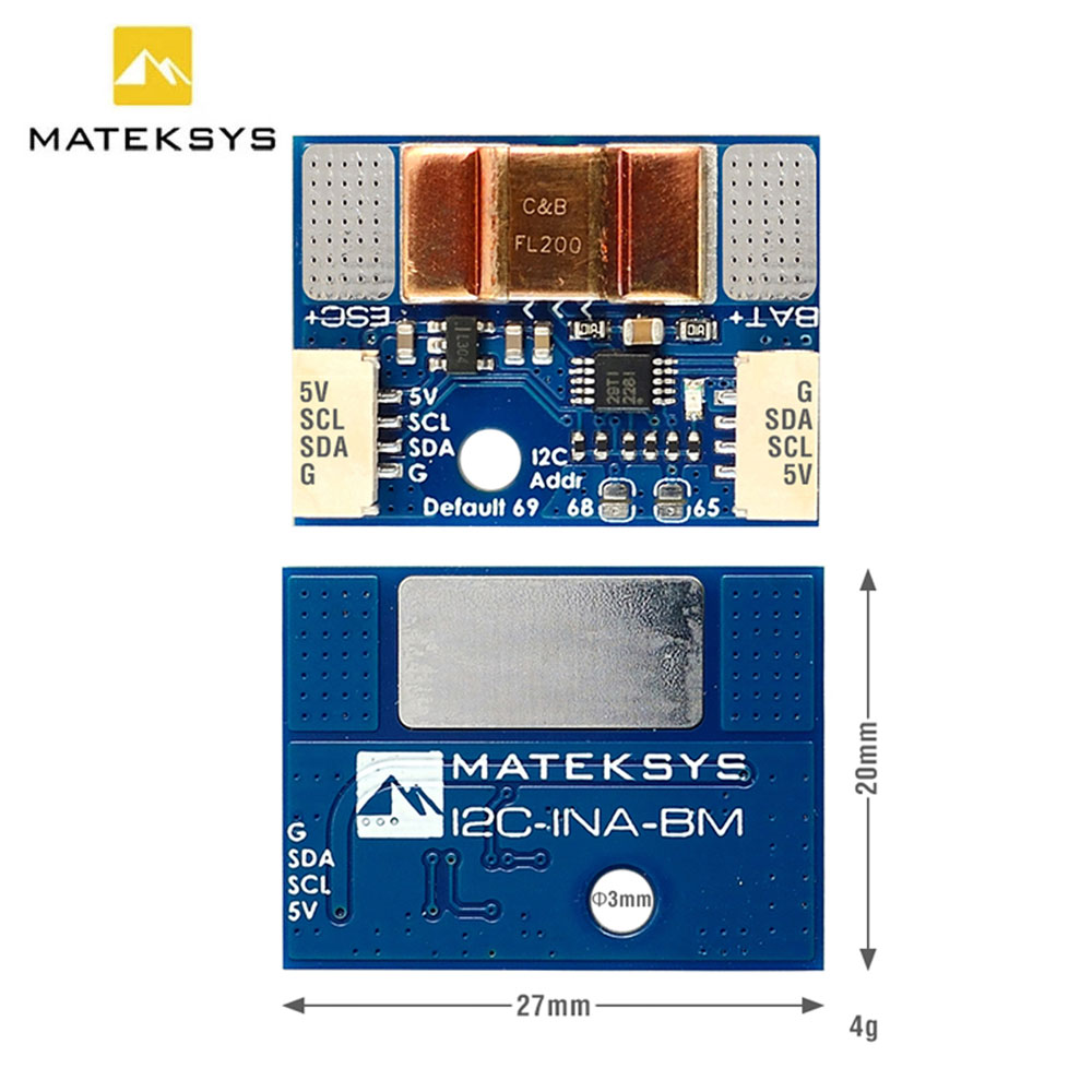 MATEK Mateksys I2C-INA-BM RC F - Drone Battery Plate incelemesi ve fiyatı