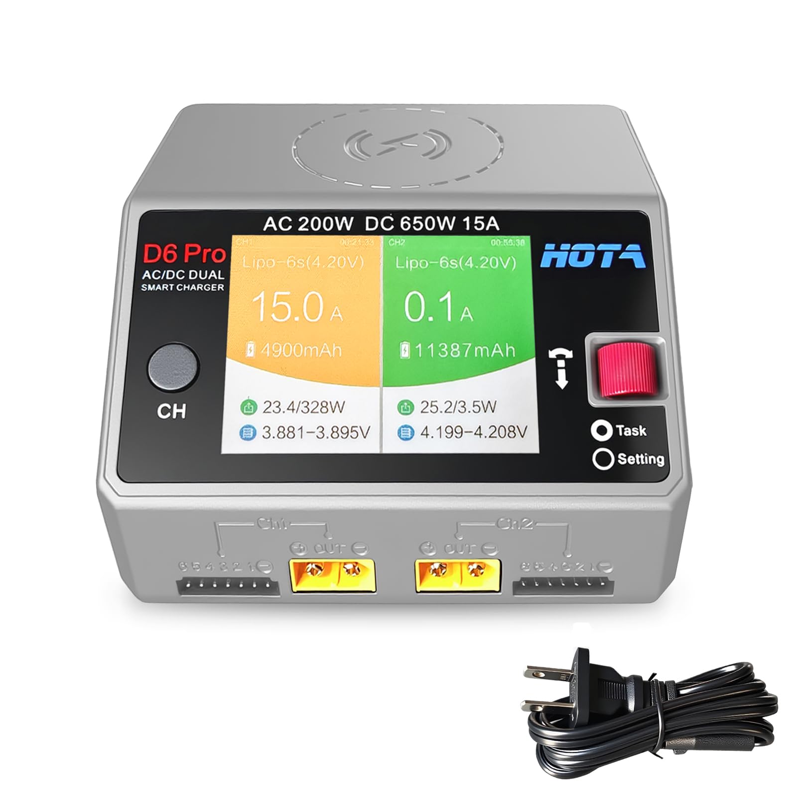 YENİ HOTA D6 Pro Gri AC 200w D - Drone Battery Smart incelemesi ve fiyatı