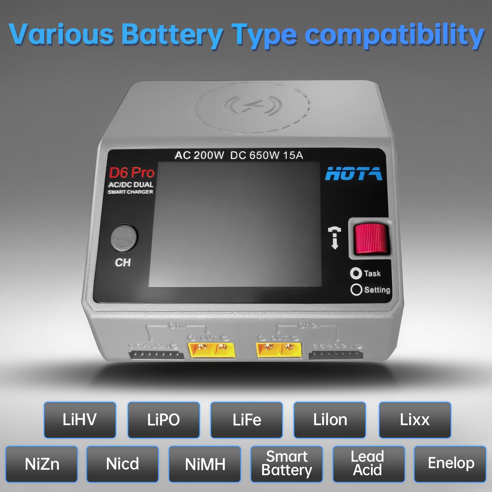 YENİ HOTA D6 Pro Gri AC 200w D - Drone Battery Smart incelemesi ve fiyatı