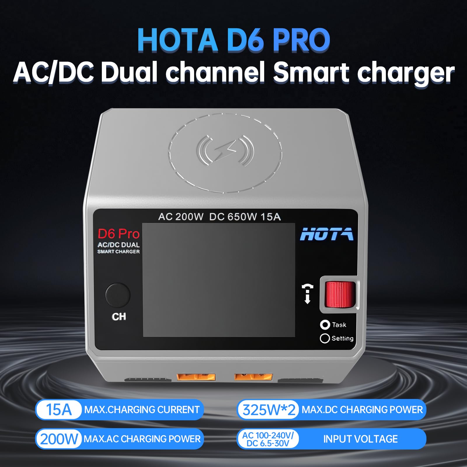 YENİ HOTA D6 Pro Gri AC 200w D - Drone Battery Smart incelemesi ve fiyatı
