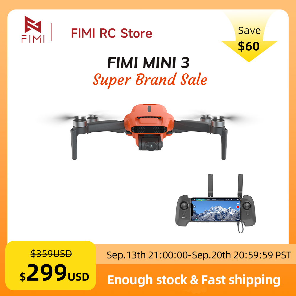 FIMI MINI 3 Kamera Drone 4K 60 - Drone Battery Smart incelemesi ve fiyatı