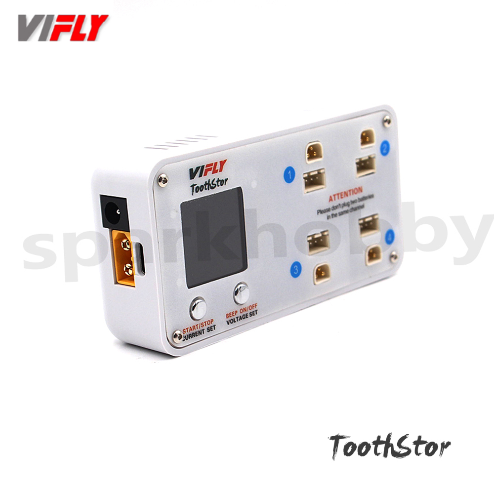 VIFLY ToothStor 4 Portlu 2S Ba - Drone Battery Balance Charger incelemesi ve fiyatı