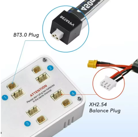 VIFLY ToothStor 4 Portlu 2S Ba - Drone Battery Balance Charger incelemesi ve fiyatı